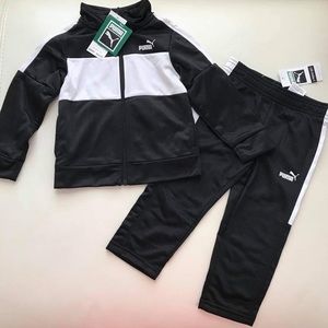 Puma active long sleeve pants sweatshirt set
